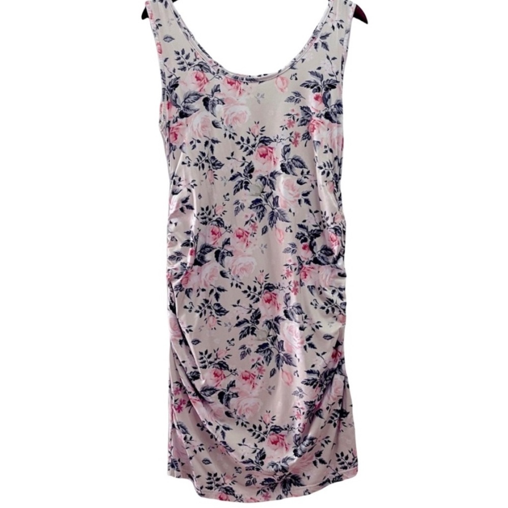 Fitted Floral Maternity Dress